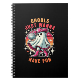Carnet Ghouls Veut Juste Avoir Amusant Retro Disco