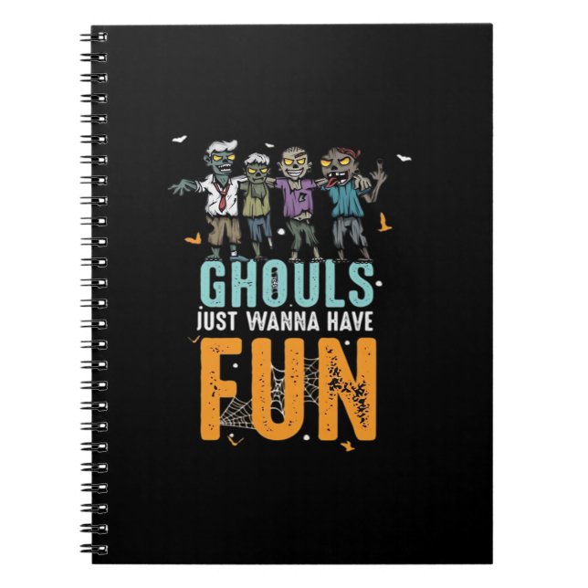 Carnet Ghouls veut juste s'amuser amusant Zombies amusant (Devant)