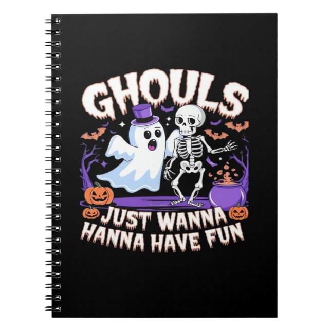 Carnet Ghouls veut juste s'amuser Basic & Citation (Devant)