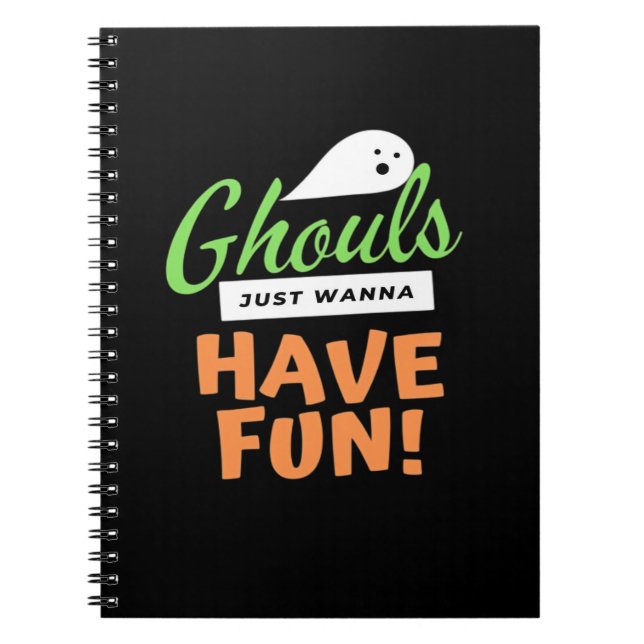 Carnet Ghouls veut juste s'amuser - Halloween Ghouls Funn (Devant)