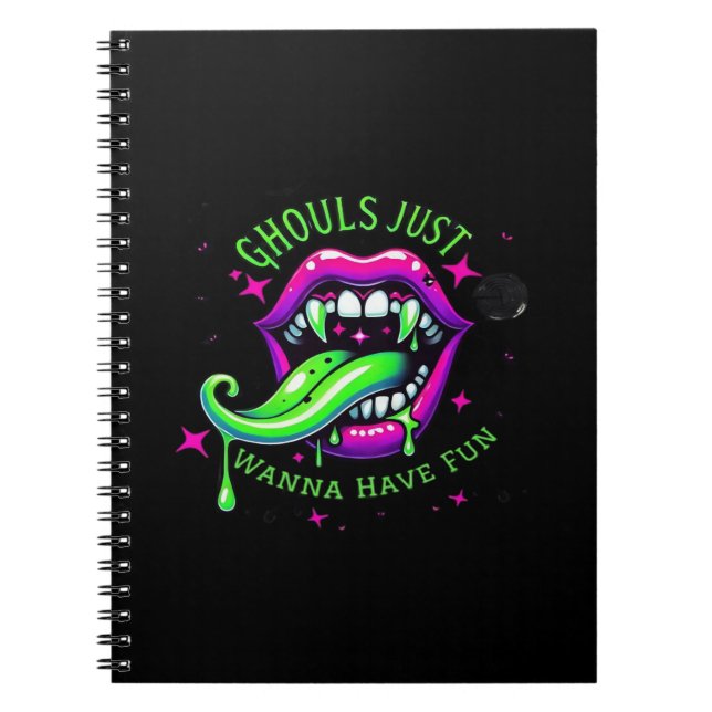 Carnet Ghouls Veux Juste Avoir Un Design Amusant Boo-tifu (Devant)