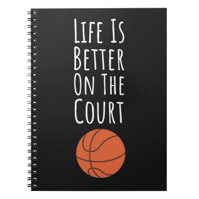 Carnet Gifts For Basketball Players Team Sports Fan (Devant)