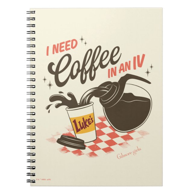 Carnet Gilmore Girls Luke’s Coffee IV Quote (Devant)