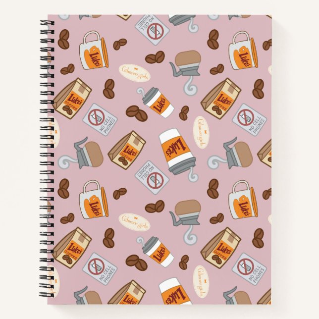 Carnet Gilmore Girls | Luke's Diner Coffee Motif (Devant)