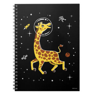 Carnet Girafe Animaux Dans L'Espace