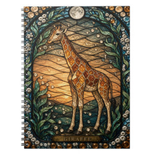 Carnet Girafe Haut Savane Illumina Vitrail