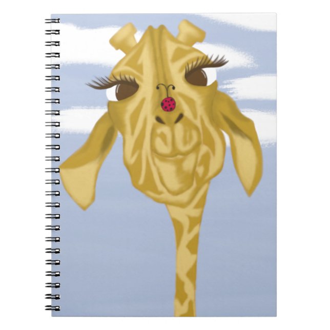 Carnet Girafe Mignonne Et Colorée (Devant)