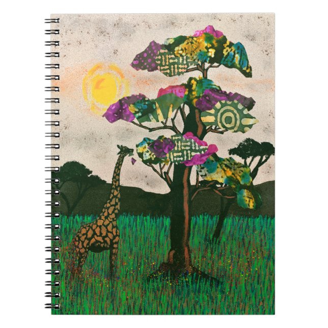 Carnet Girafe sur les Avions d'Afrique (Devant)
