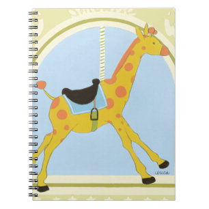 Carnet Giraffe de carrousel par Juin Erica Vess