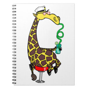 Carnet Giraffe Guzzling
