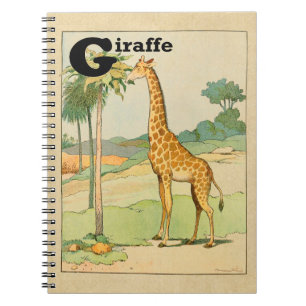 Carnet Giraffe in the Desert