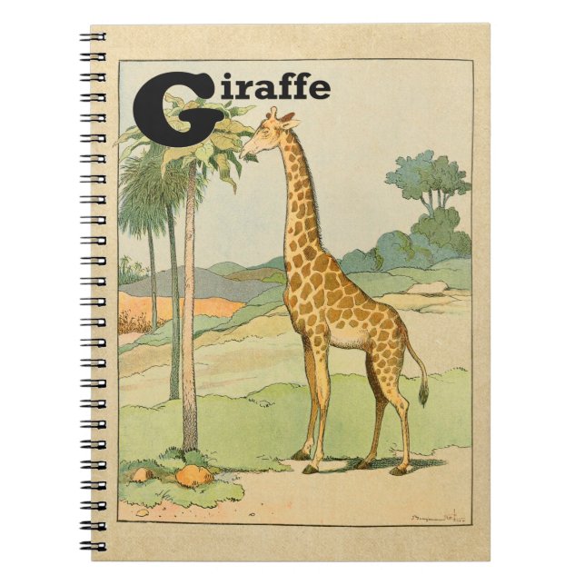 Carnet Giraffe in the Desert (Devant)