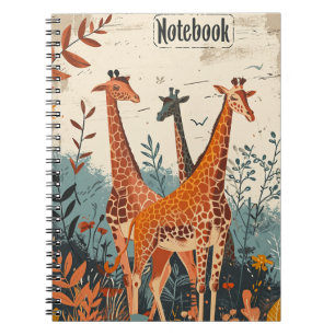 Carnet Giraffe Vintage