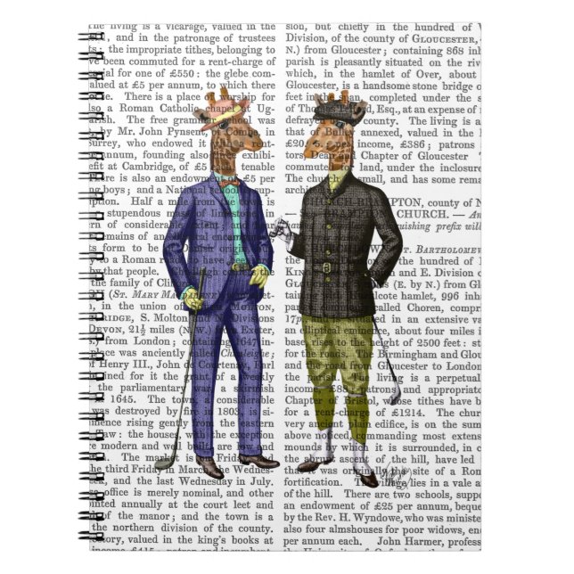 Carnet Giraffes de golf 2 (Devant)