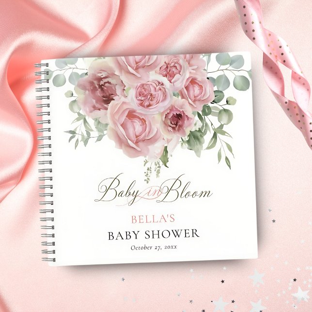 Carnet Girl Baby in Bloom Baby shower Invités Réserver (Créateur téléchargé)