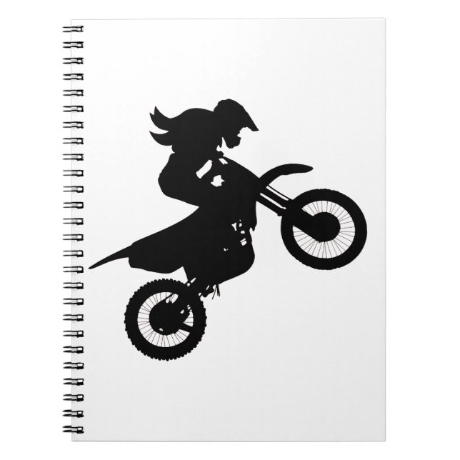 Carnet Girl Dirt Bike (Devant)