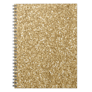 Carnet Girl Glitzy Gold Parties scintillant