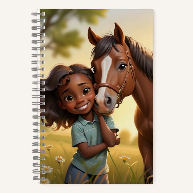Carnet Girl & Horse (Recto)