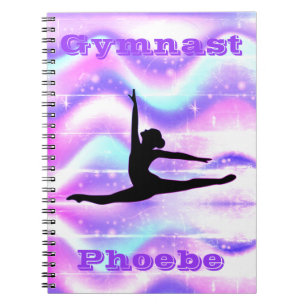 Carnet Girls Gymnastique Purple Pastel