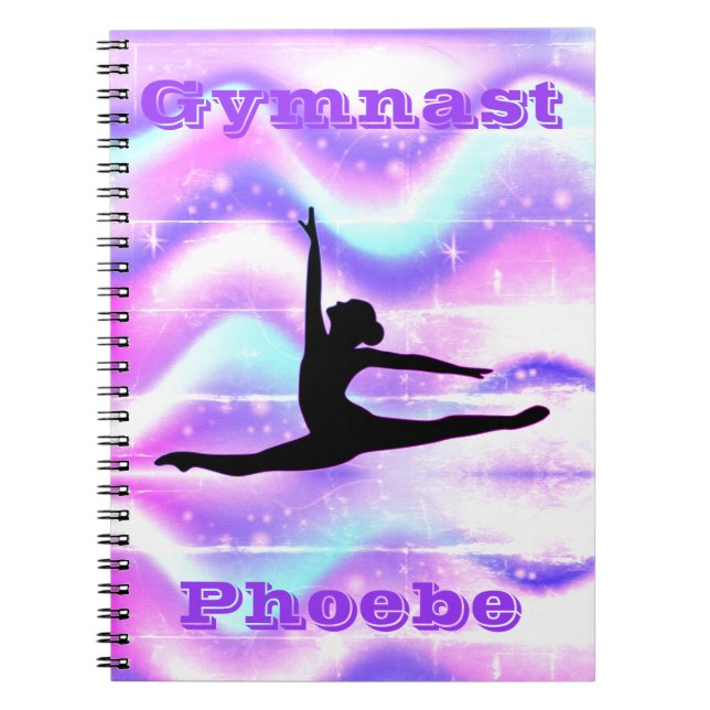 Carnet Girls Gymnastique Purple Pastel (Devant)