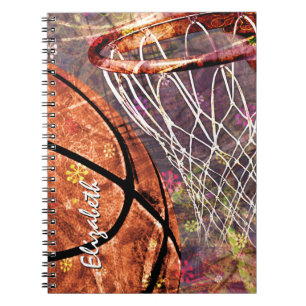 Carnet Girly Basketball personnalisée
