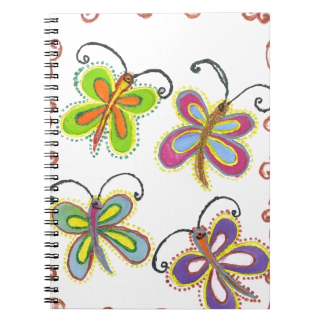 Carnet Girly Butterfly (Devant)