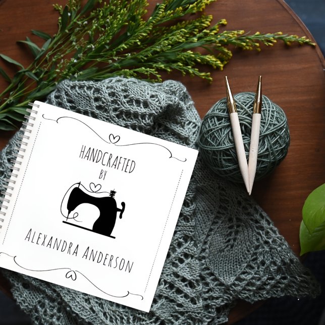 Carnet Girly Vintage Sewing Machine Hand Craft (Girly Vintage Sewing Machine Hand Craft Notebook)
