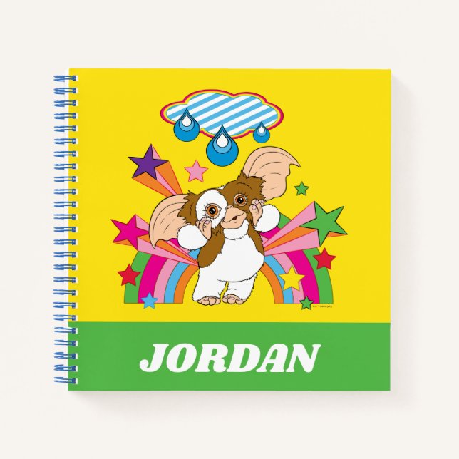 Carnet Gizmo | Dreaming of Raindrops | Ajouter Votre Nom (Devant)