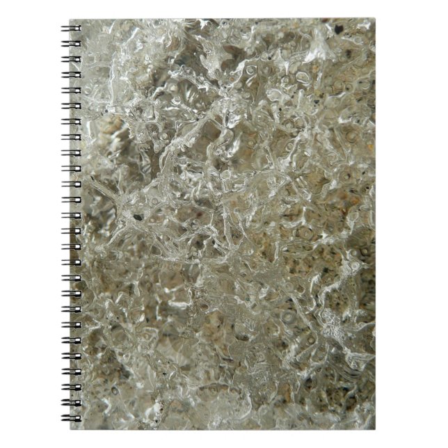 Carnet Glace glaciaire Texture nature Abstraite (Devant)