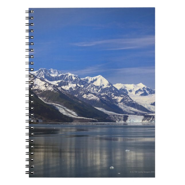 Carnet Glacier de Harvard dans le fjord d'université, (Devant)