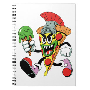Carnet Gladiator Pizza Slice Italien Brainrot