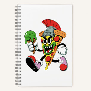 Carnet Gladiator Pizza Slice Italien Brainrot