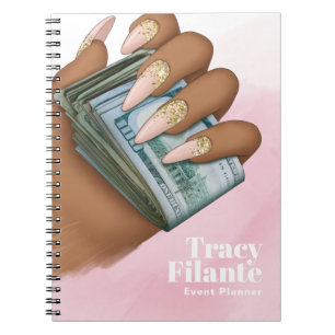 Carnet Glam Chic Rose et Or Mentalité de Millionnaire