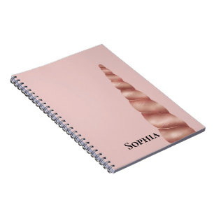 Carnet Glam en or rose vierge Unicorn