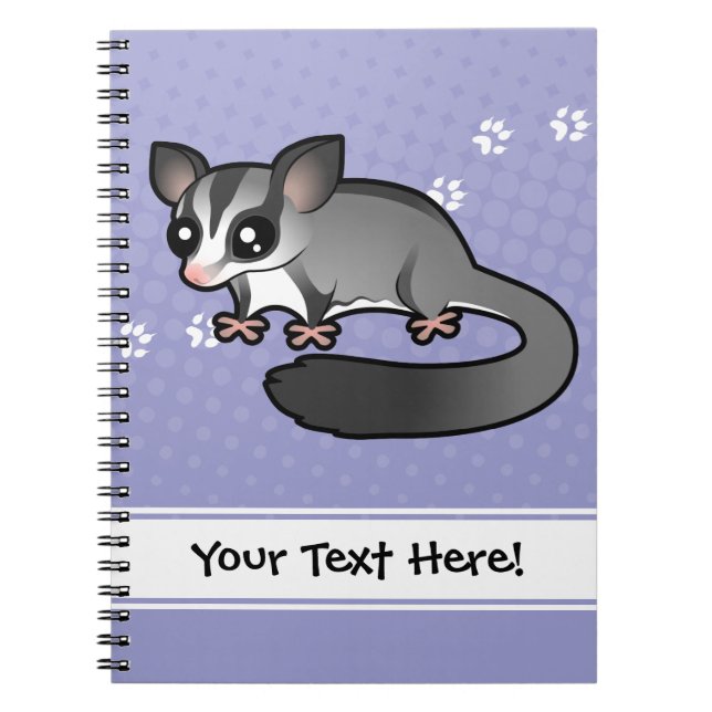 Carnet Glider sugaré de dessin animé (Devant)