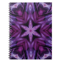 Glitterie Purple Kaleidoscope Coeurs Gradient