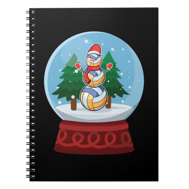 Carnet Globe des neiges de Noël Snowman (Devant)