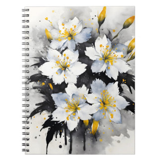 Carnet Glory of the Snow - Watercolor flowers