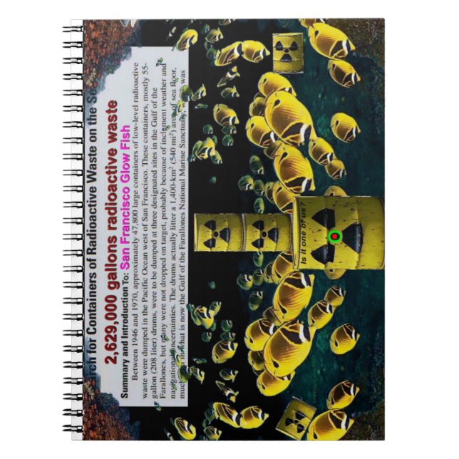 Carnet Glow fish (Devant)