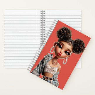 Carnet Glow Getter Coral Spiral Notebook