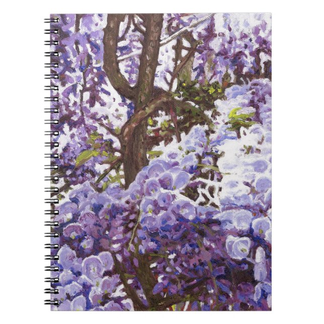 Carnet Glycines bleues 2011 (Devant)