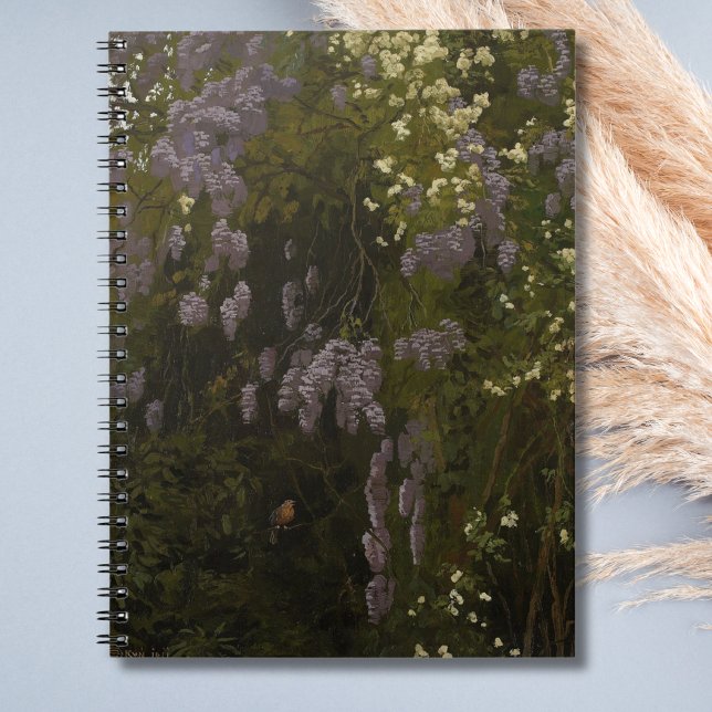 Carnet Glycines en fleurs - Composition florale (Créateur téléchargé)