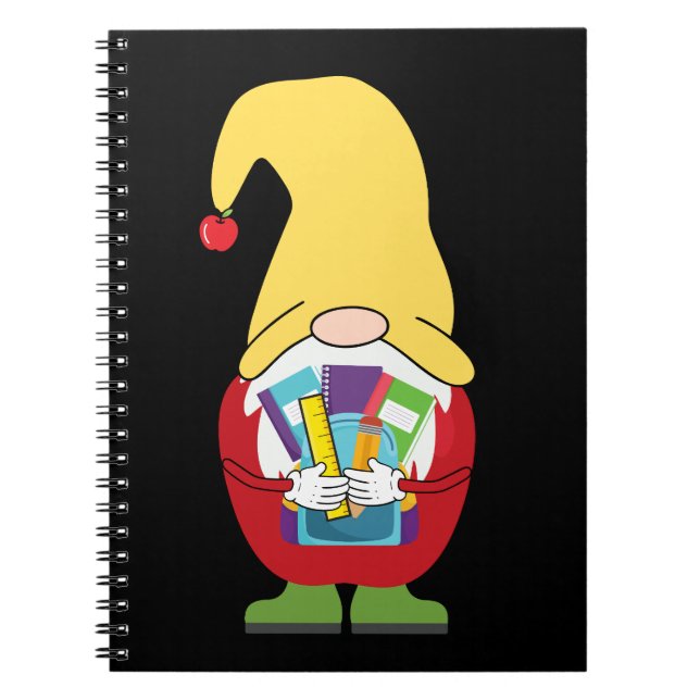 Carnet Gnome de rentrée scolaire  (Devant)