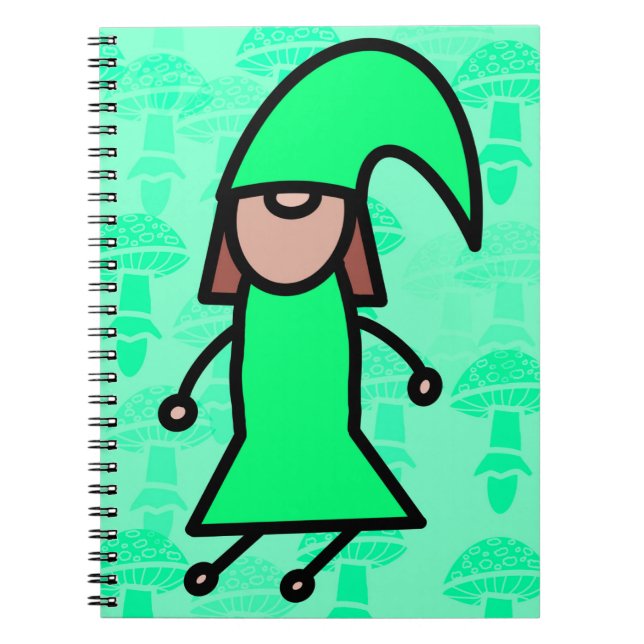 Carnet Gnome vert Greeeeen (Devant)