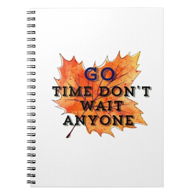 Carnet Go Time - Motivational Quote Design for the Fearle (Devant)