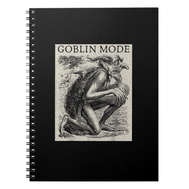 Carnet Goblin Mode Goblincore Fairycore Medieval Grunge (Devant)