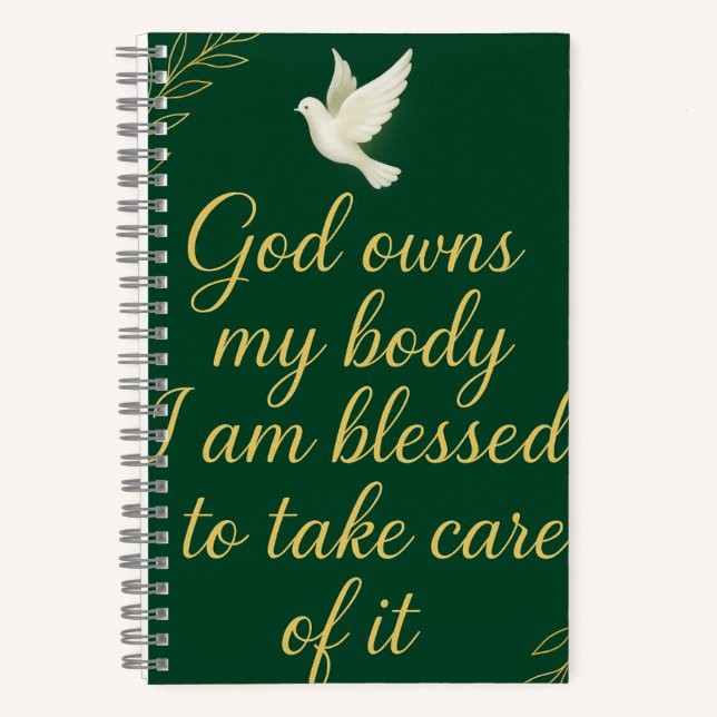 Carnet God own you body Journal.  (Recto)