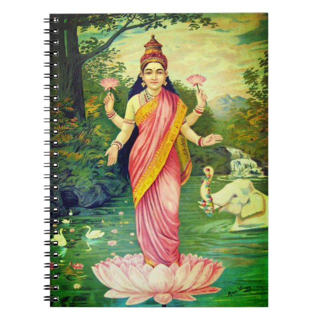 Carnet Goddess Lakshmi (Devant)