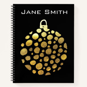 Carnet Gold bauble