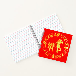 Carnet Gold Chinese nouvelle année 2026